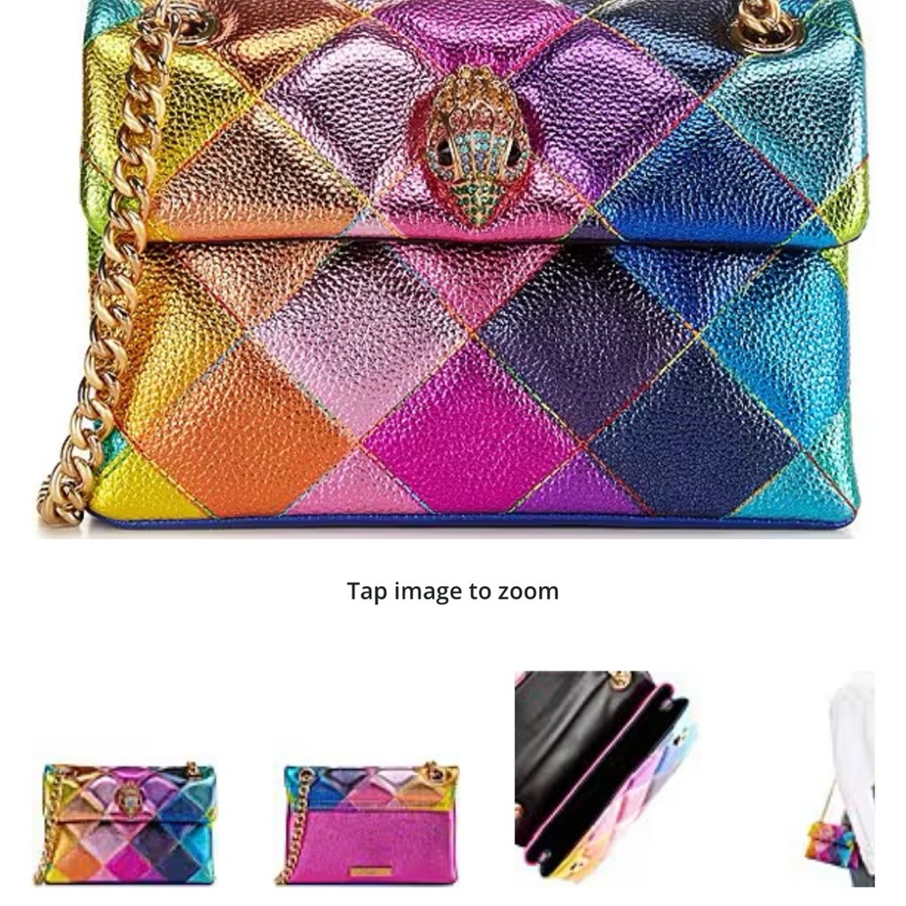 Kurt Geiger Multicolor Quilted Shoulder Bag New with Tags, comes with dust bag.